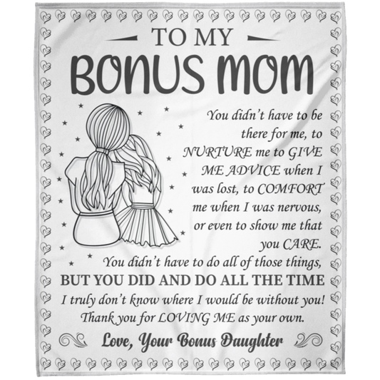 To My Bonus Mom | Blanket